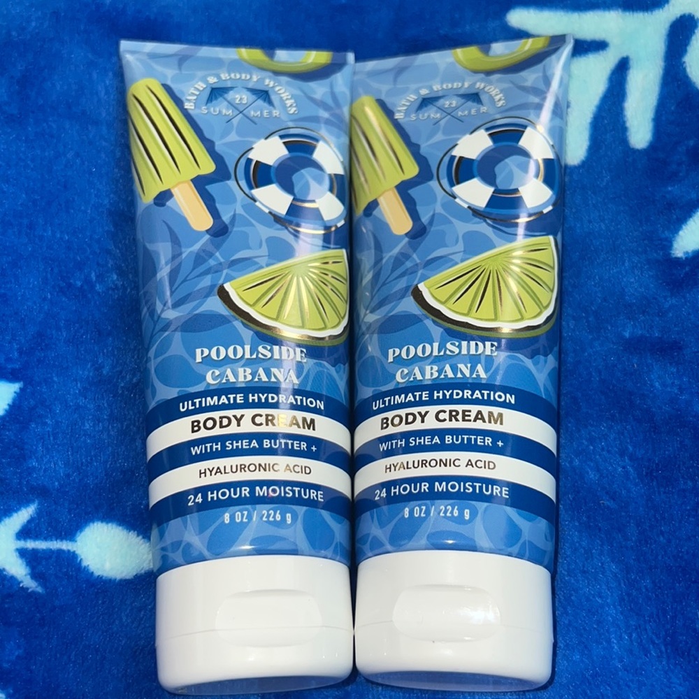 BBW 2pc creams Poolside Cabana